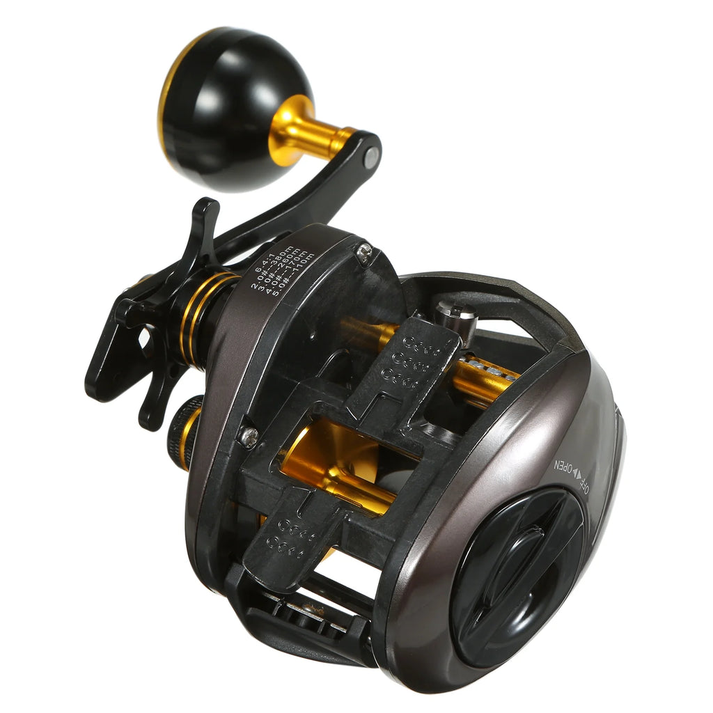 Carbon Fiber Baitcasting Reel 9+1BB High Speed 6.4:1 Magnetic Brake System L331569