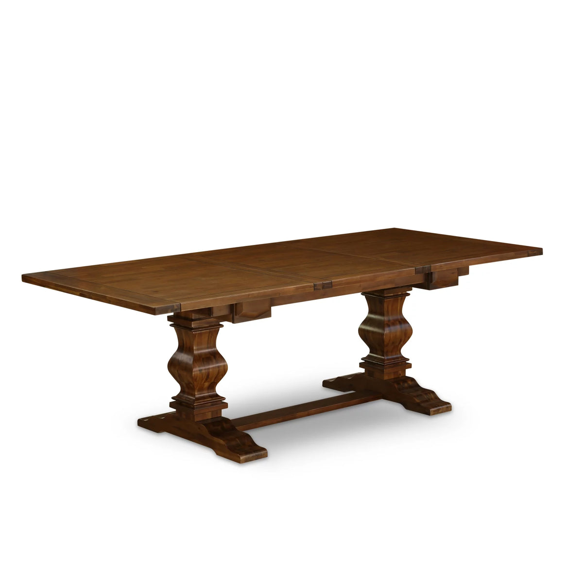 7 Piece Wood Dining Table Set with 6 Chairs N8855