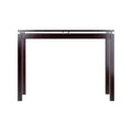 Espresso Rectangle Wood Console Table Y49253