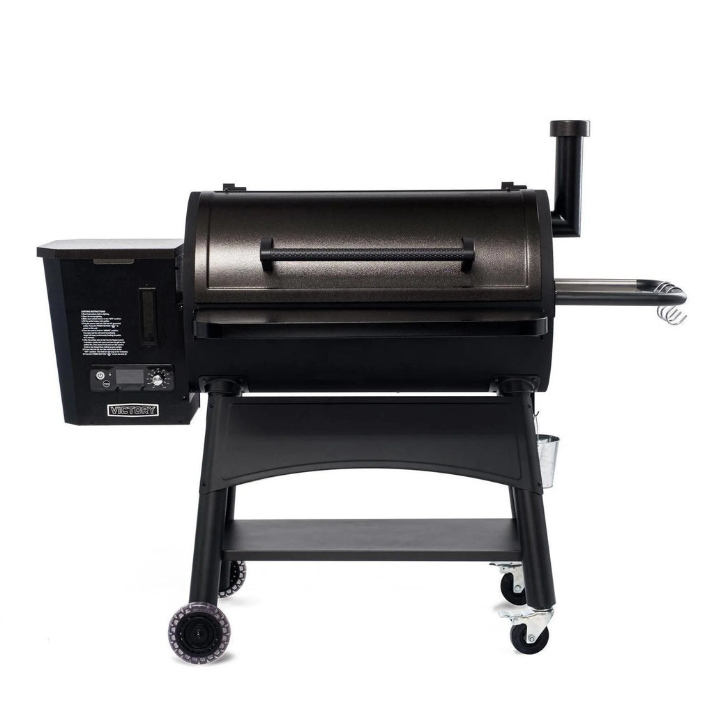 35-Inch Wood Pellet Grill with Front Shelf I85446
