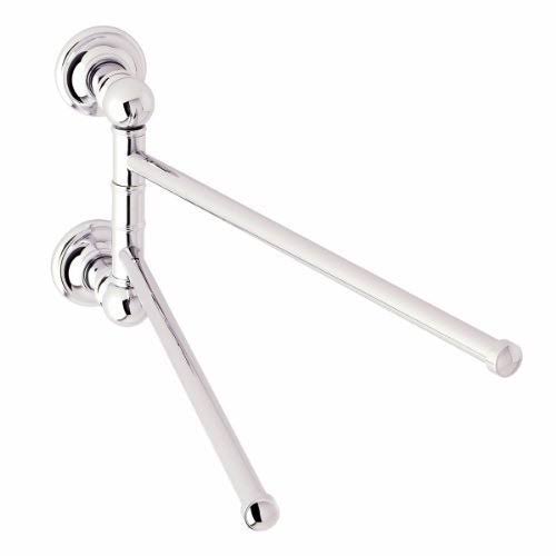 Satin Nickel Double Towel Bar Q600