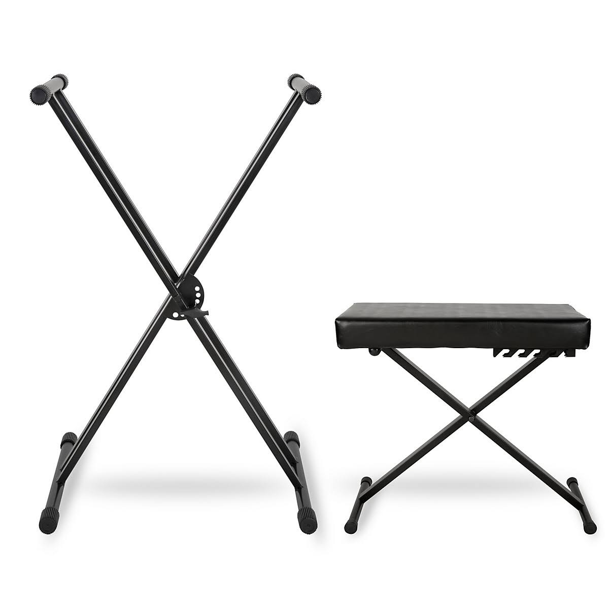 Double-Braced Keyboard Stand and Keyboard Bench U3069