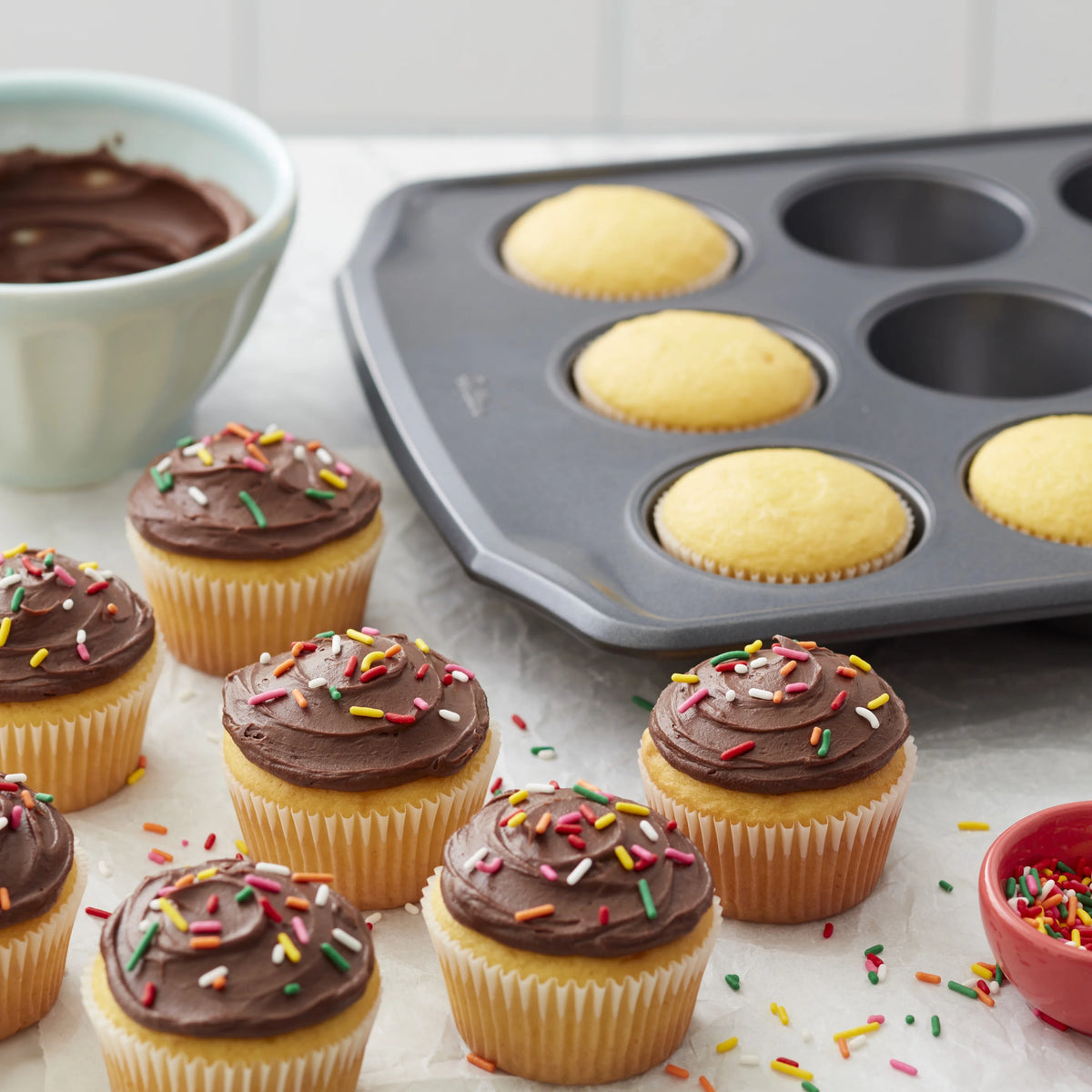 Non-Stick Steel 12-Cup Muffin Pan X76623