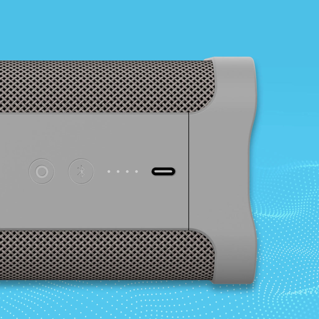 Compact Tough Wireless Speaker, Light Grey E66301