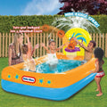 Inflatable Pool with Basketball Hoop and Ball D311254