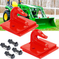 3/8" Bolt On Tractor Bucket Hooks, 2 Pack, Red O565522