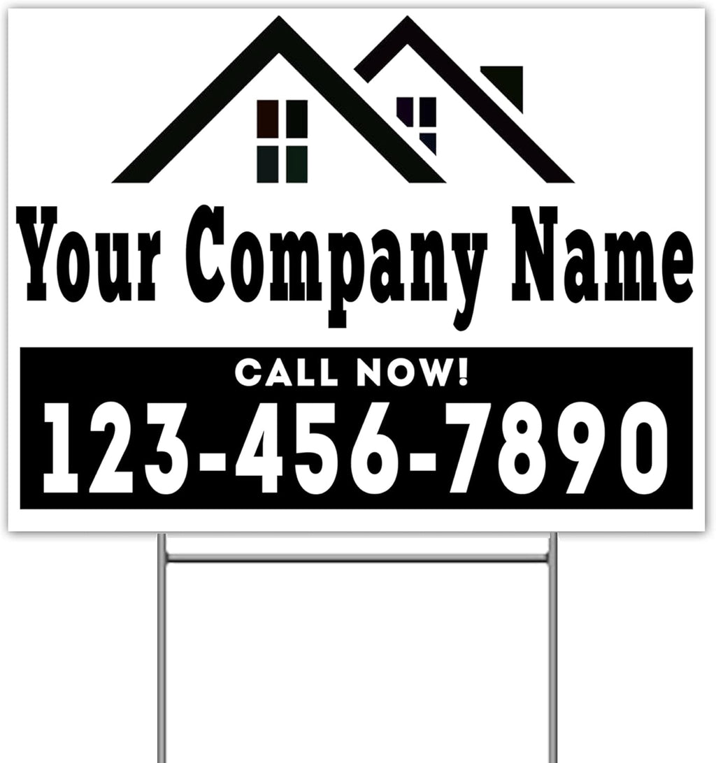 24x18 Double-Sided Waterproof Plastic Bandit Signs I18551