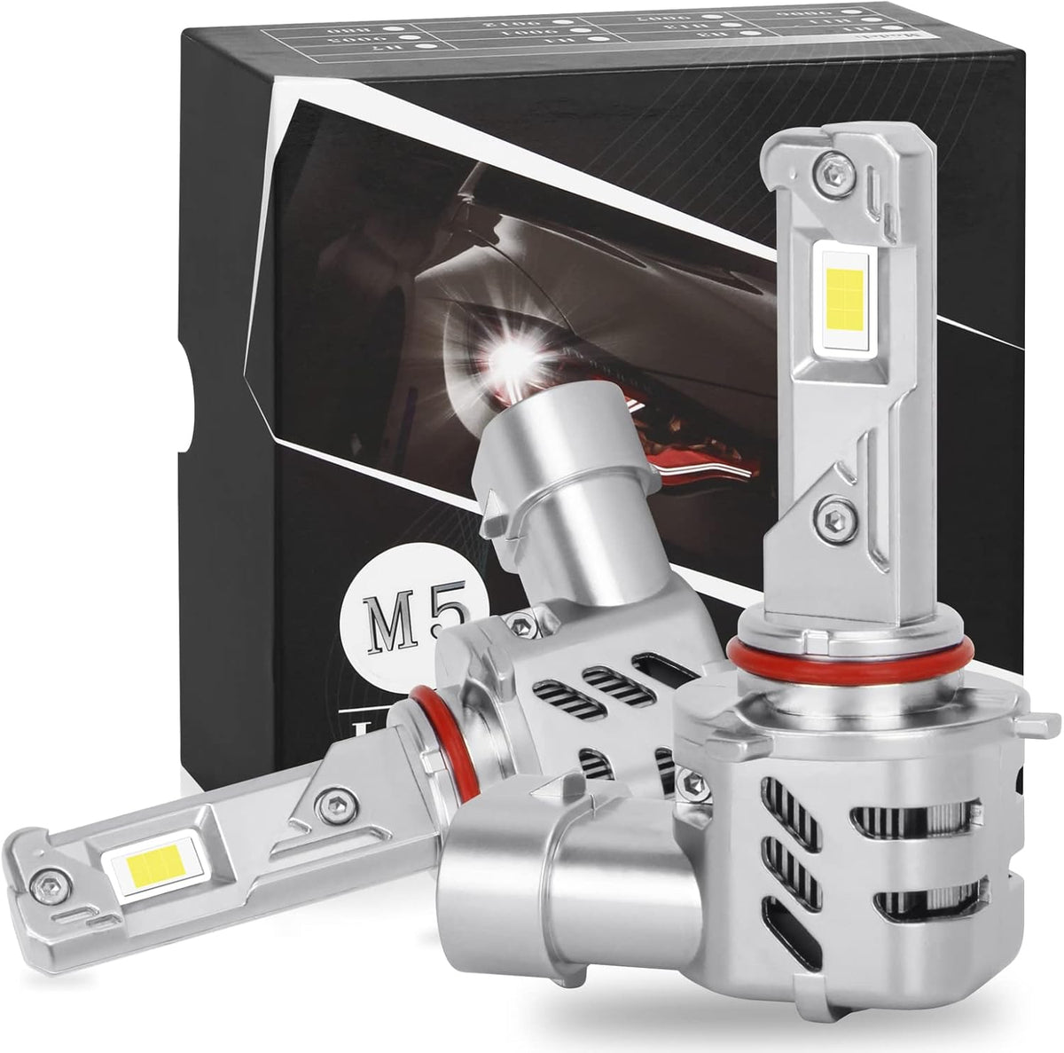 9005 LED Headlight Bulbs 6000K Xenon White, 2 Pack O874641