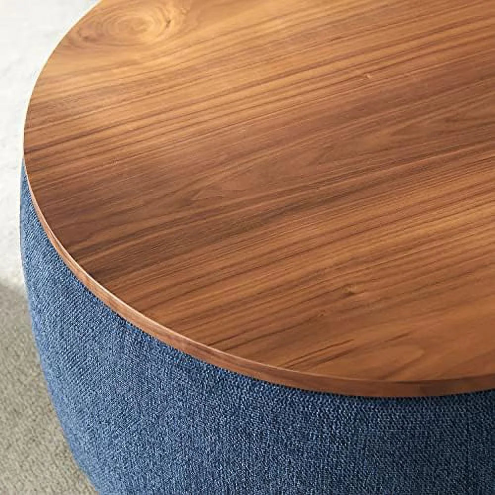 Round Ottoman with Reversible Lid Tray X145453