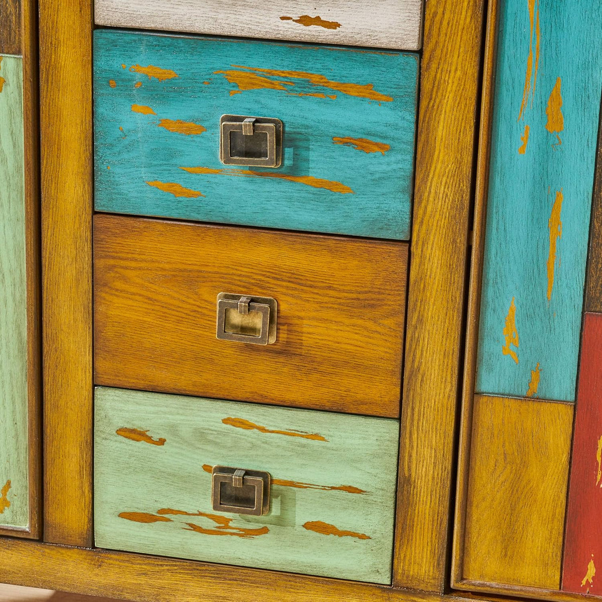 4 Drawer 2 Door Cabinet E62209