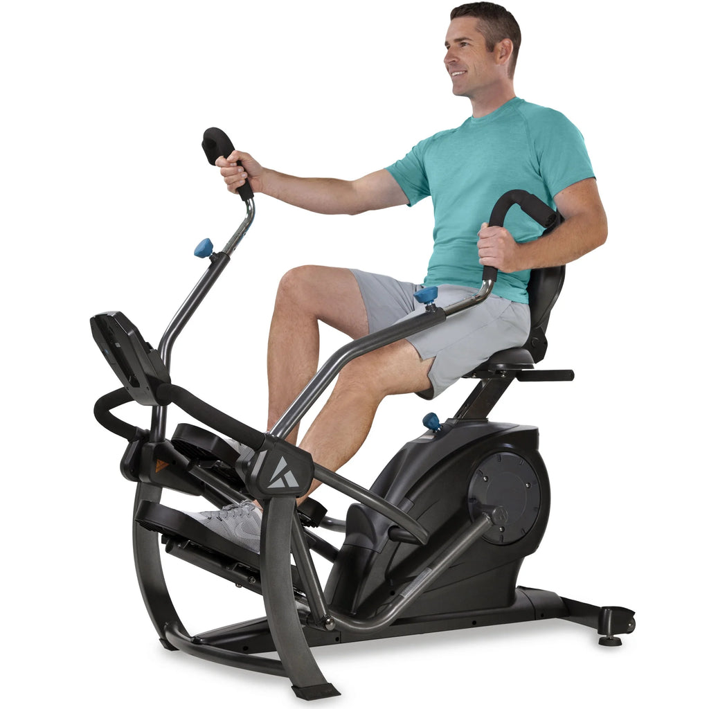 Recumbent Cross Trainer and Cardio Elliptical, Black T271
