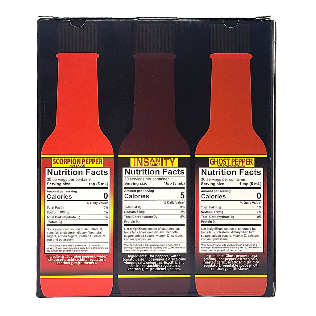 Super Hot Sauce Gift Set 3-Pack 5 Oz. Each I63531