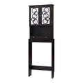 Cappuccino Wood Bathroom Space Saving Cabinet S964