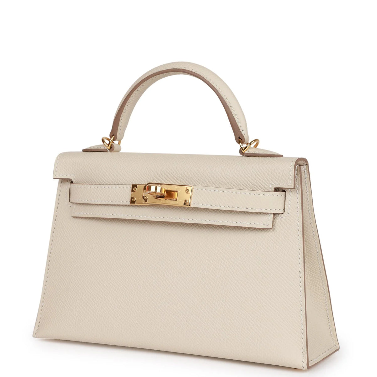 Kelly 20 Craie Epsom Gold Hardware Bag O2528