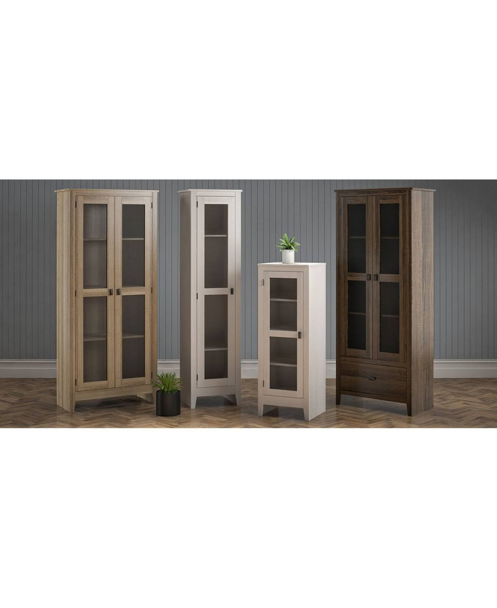 30" Storage Cabinet in Ivory Oak U92408