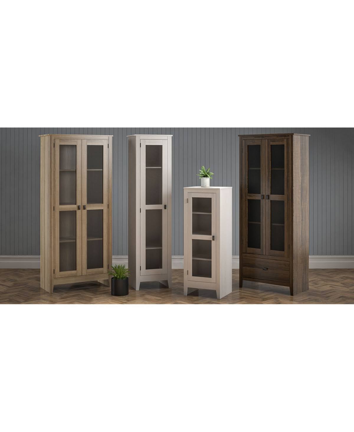 30" Storage Cabinet in Ivory Oak U92408