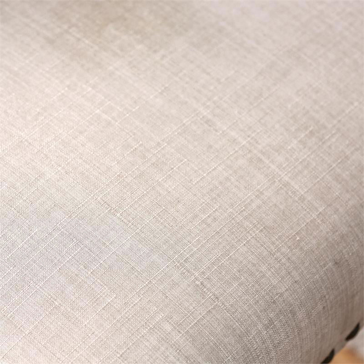 Beige Fabric Bar Chair Set of 2 Z75629