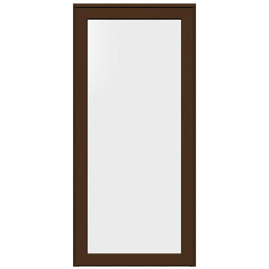 Brown Aluminum Full-view Storm Door T86546