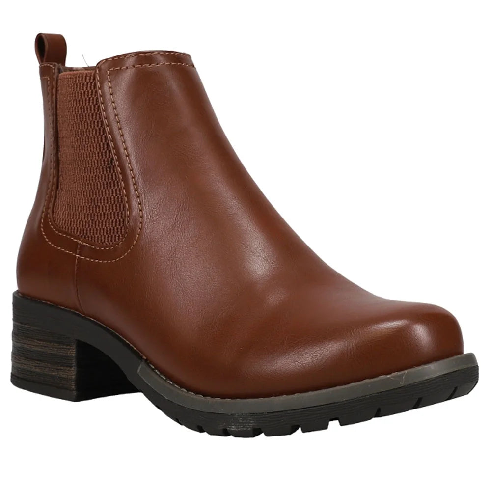 Womens Round Toe Chelsea Ankle Boots F678