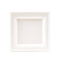 10 x 10 Square Compostable Sugarcane Plate - 300/Case Q55714