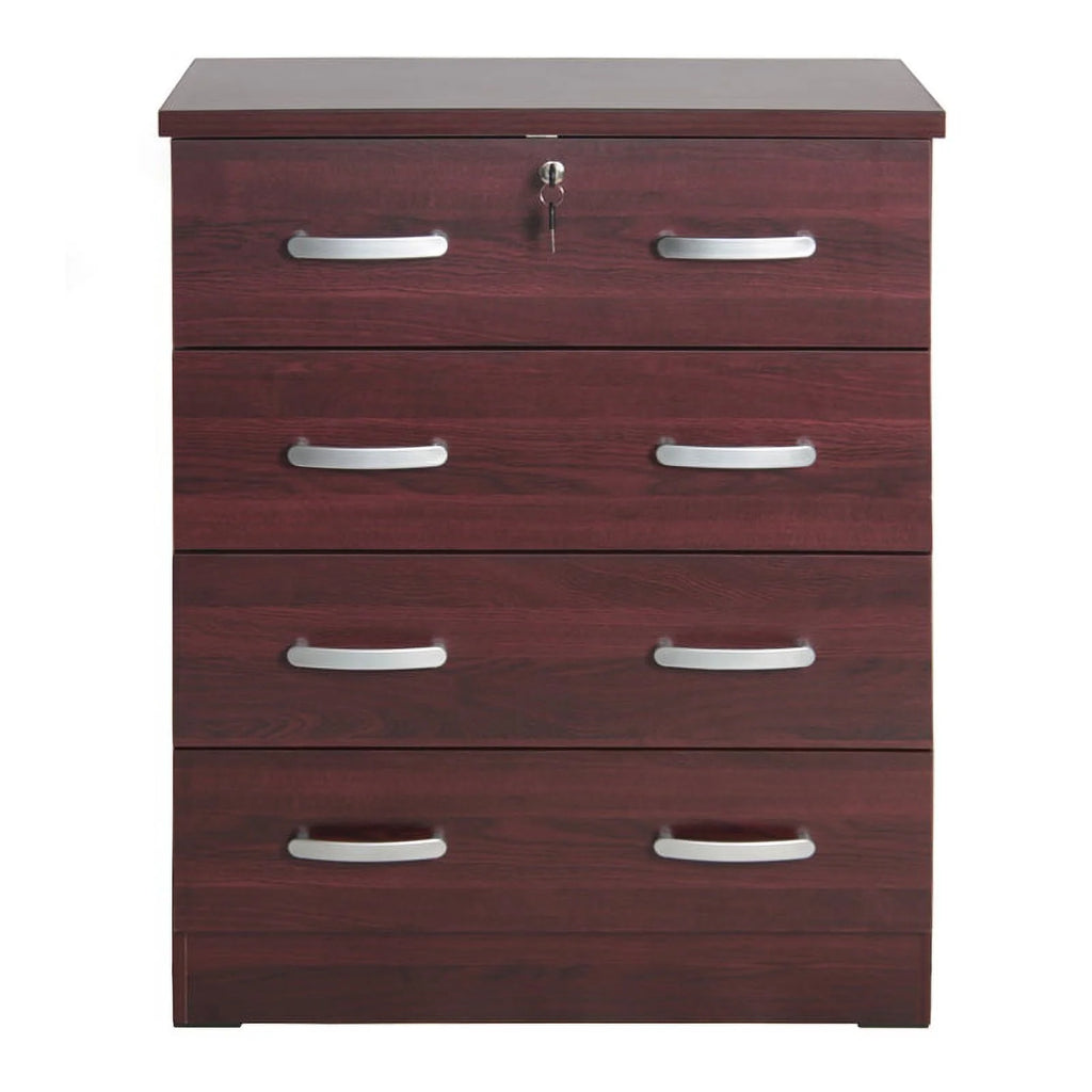Mahogany Dresser and 2-Drawer Nightstand Set I8654