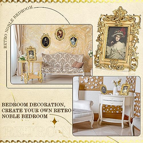 Black Gothic Vintage Picture Frames Set of 4 U672