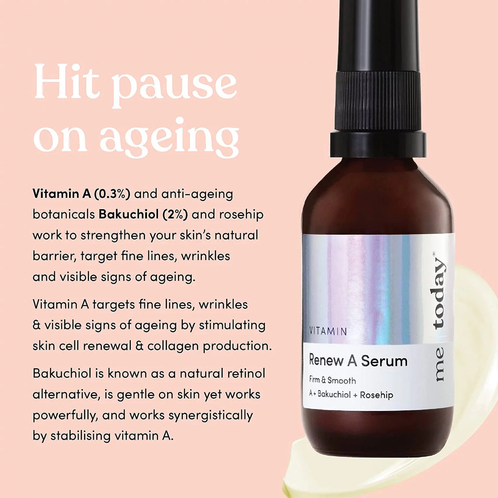 Vitamin Renew A Serum 1.01 fl oz Anti-Aging Bakuchiol Rosehip Face Serum J97615