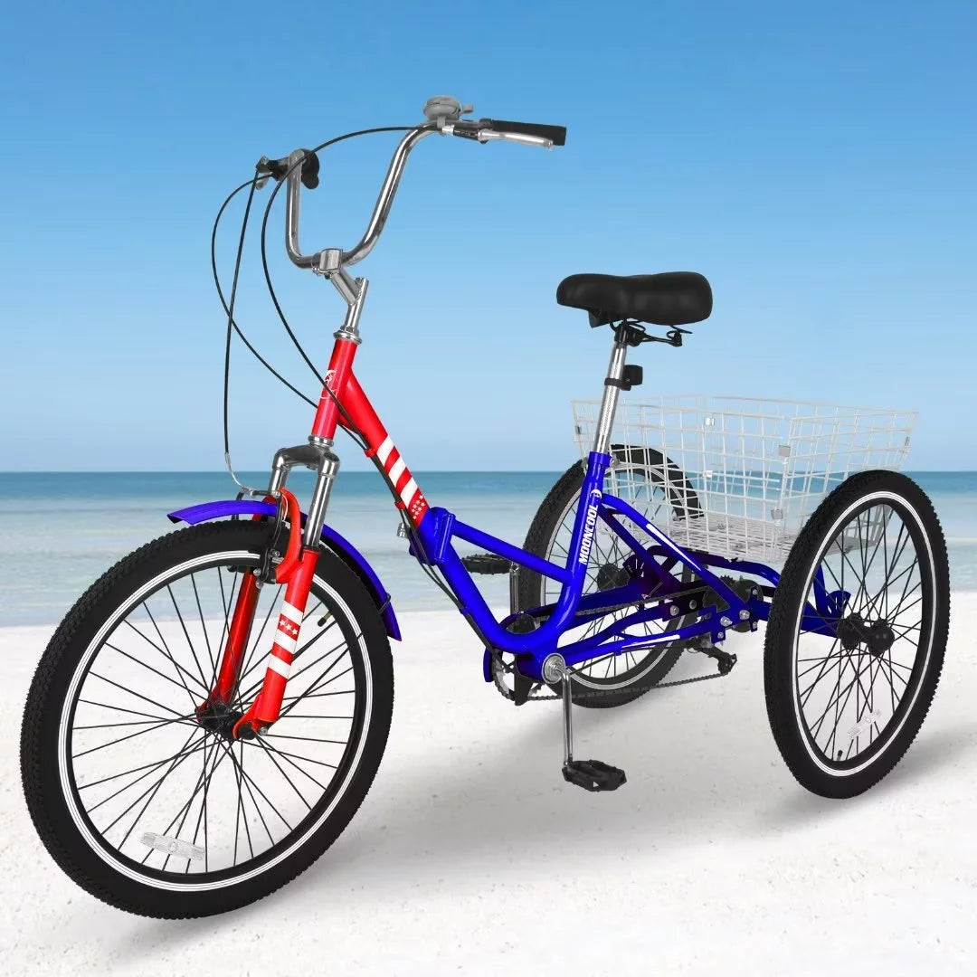 20 Inch 7-Speed Folding Tricycle O821
