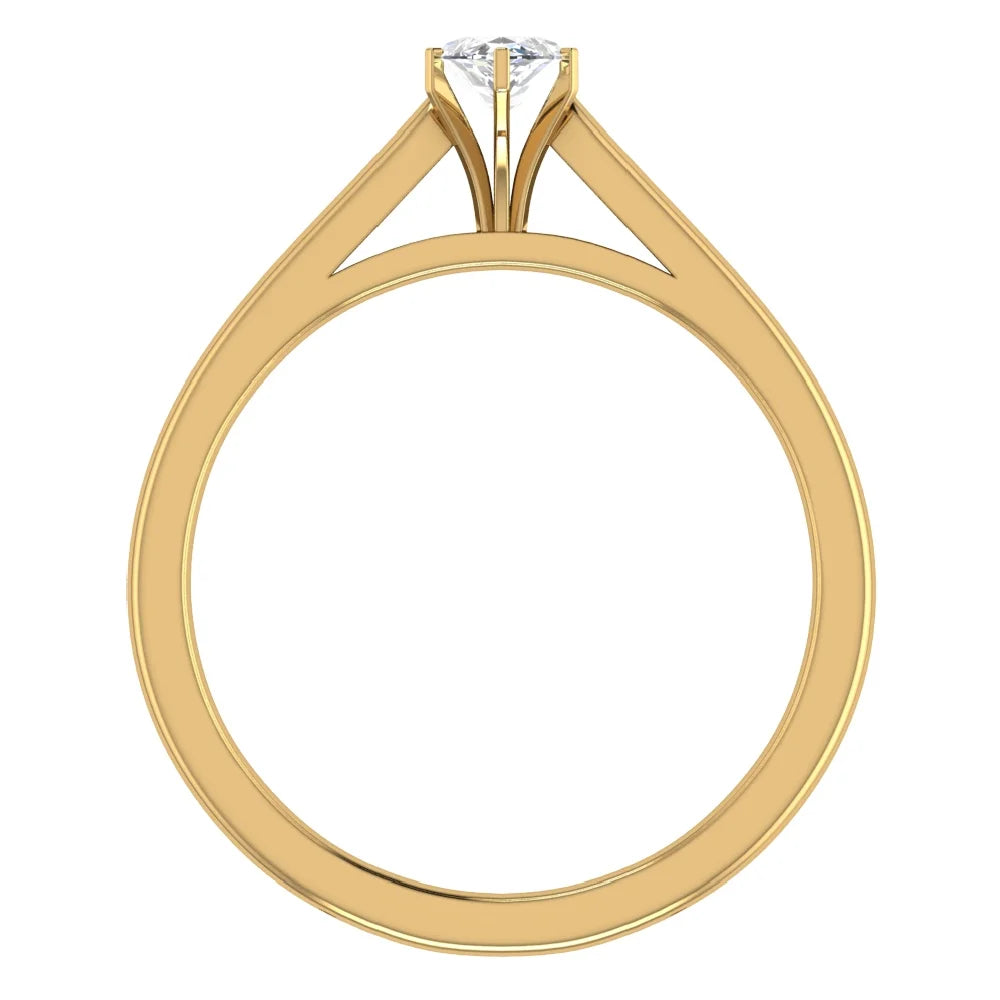 Marquise Solitaire 0.50 Carat 14K Gold Engagement Ring I652