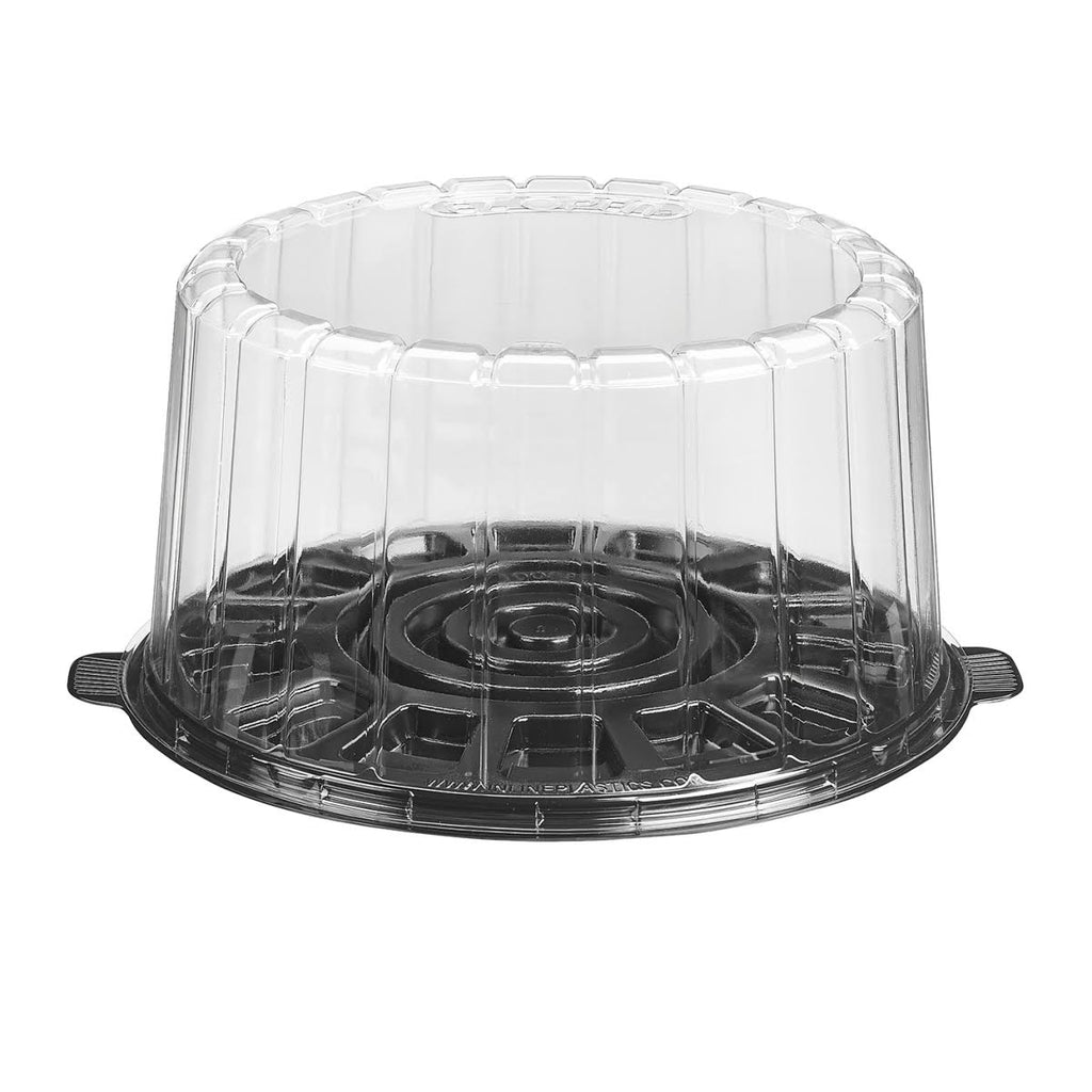 Clear Double Layer Cake Container with Dome Lid, 8x22, 100/Case F4124
