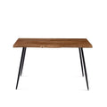Wooden Dining Table with Metal Legs N7183