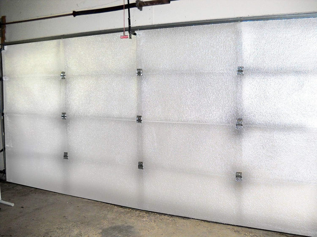 White Double Car Garage Door Insulation Foam Core Kit M557