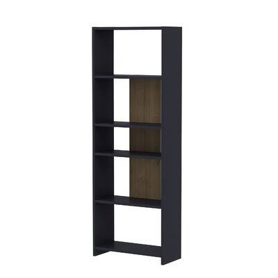 Anthracite Oak Standard Bookcase B5086
