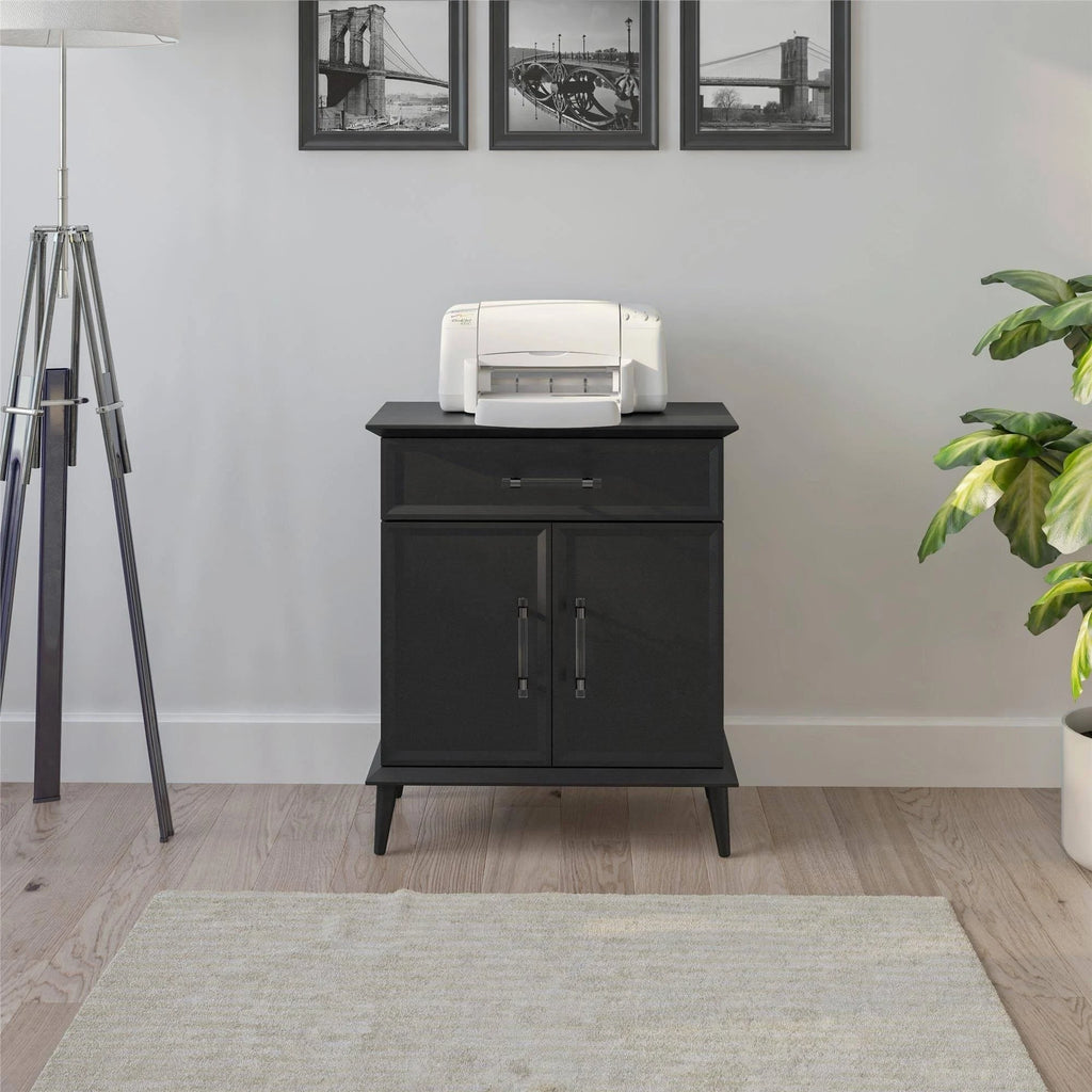 Black Storage Cabinet I3941