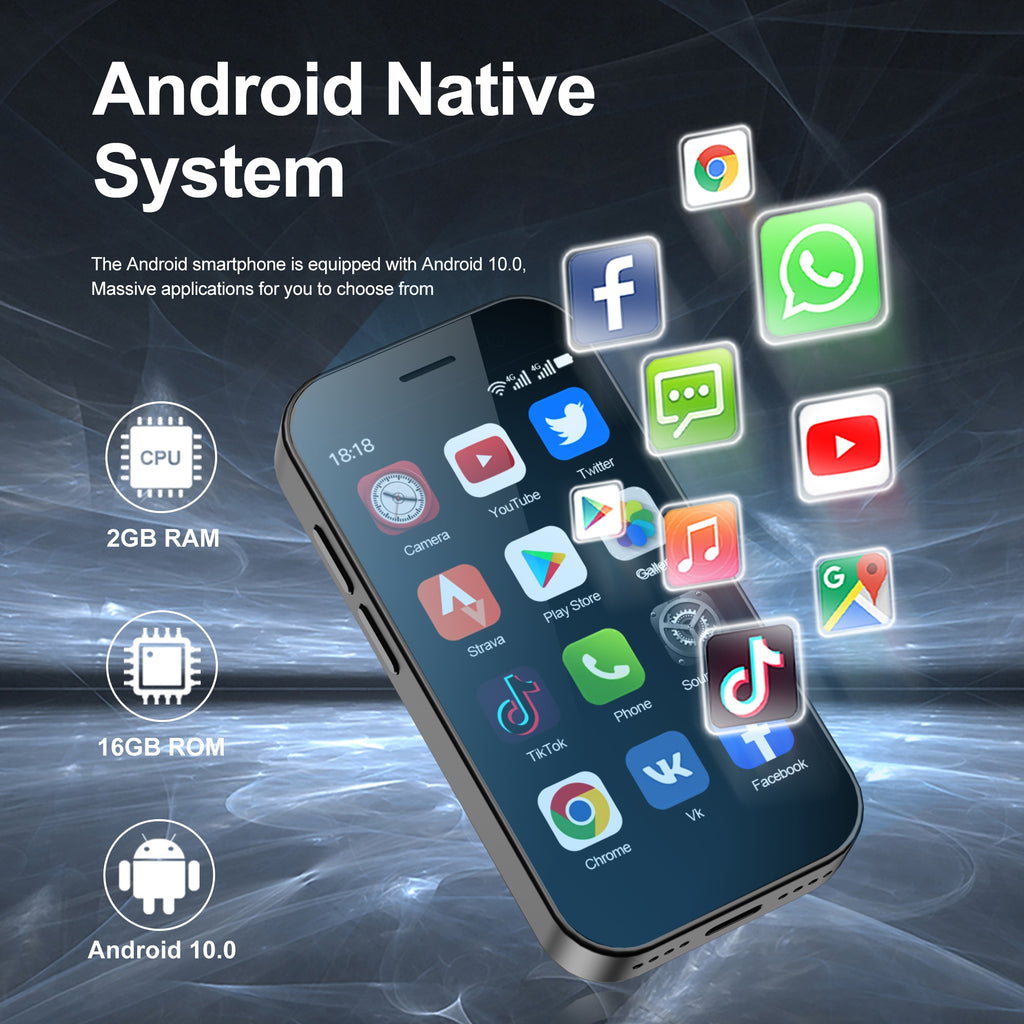 3.0" HD Display 4G LTE Mini Smartphone H958