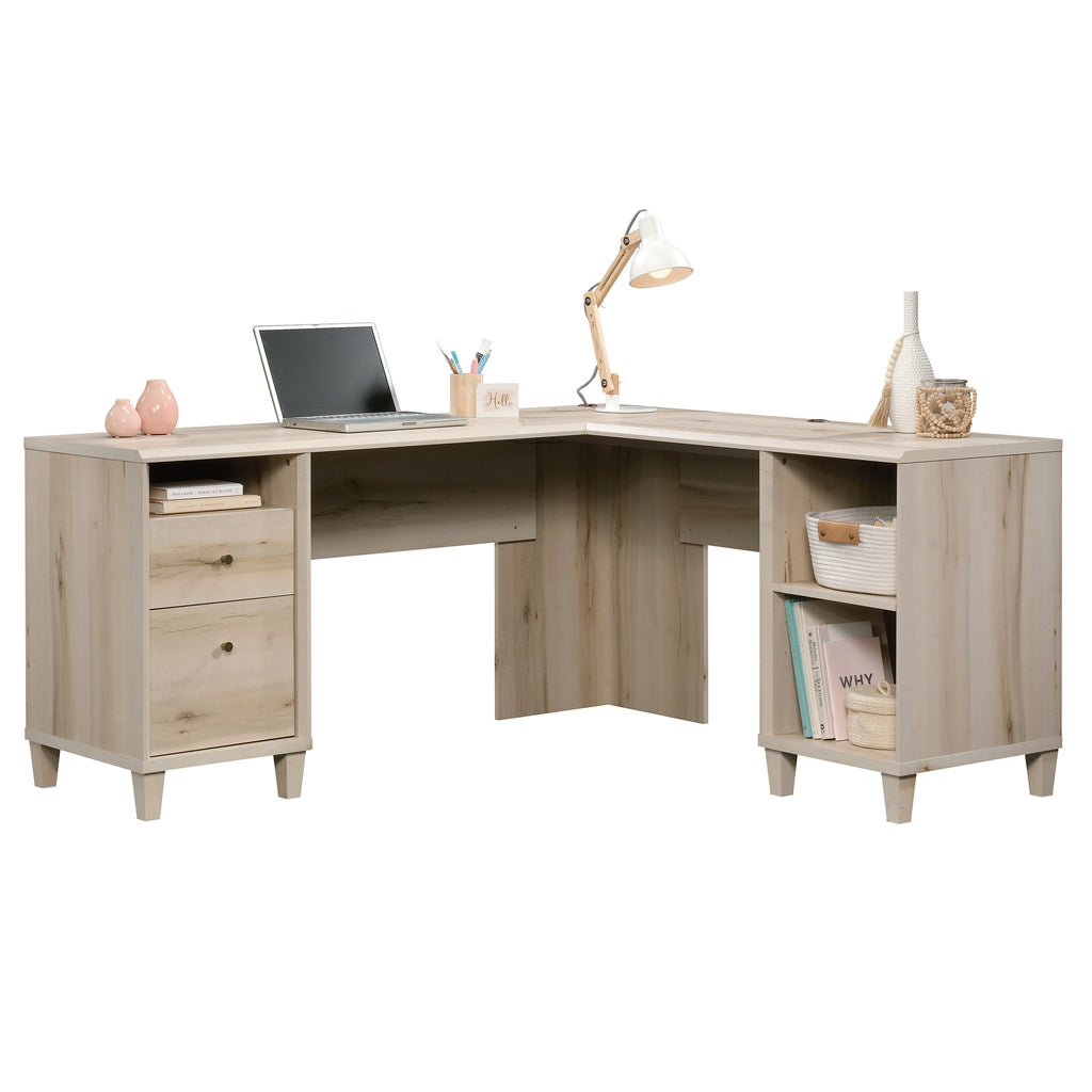 Pacific Maple Finish L-Desk B14087