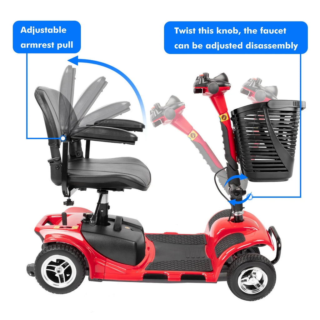 4 Wheels Electric Powered Mobility Scooter Y100923