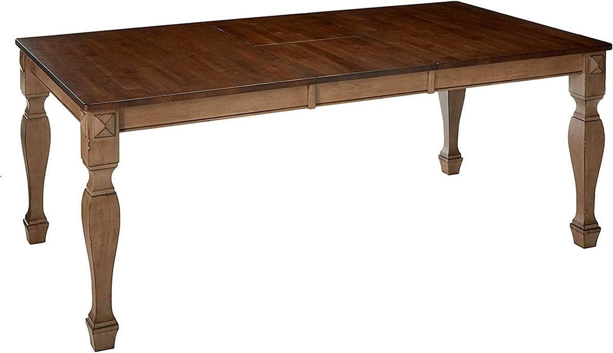 Brown 8 Piece Extendable Wood Dining Set G326