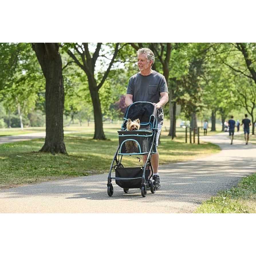 Black Pet Stroller J611033