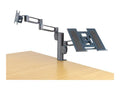 Charcoal Dual Monitor Arm W788