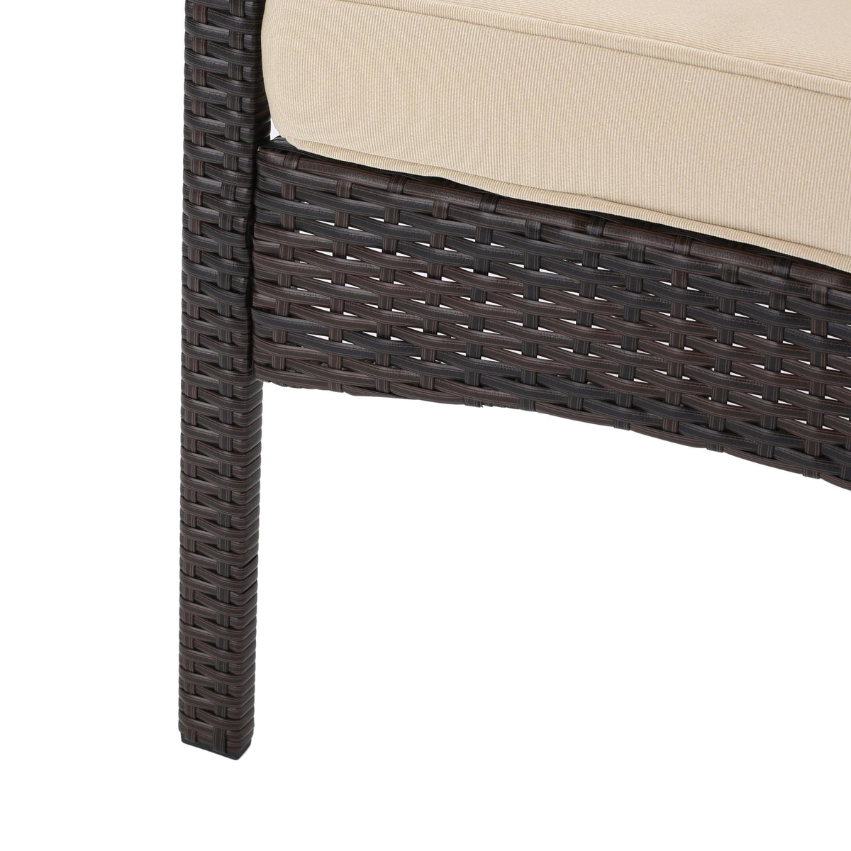 Brown 4pc Wicker Chat Set C300836
