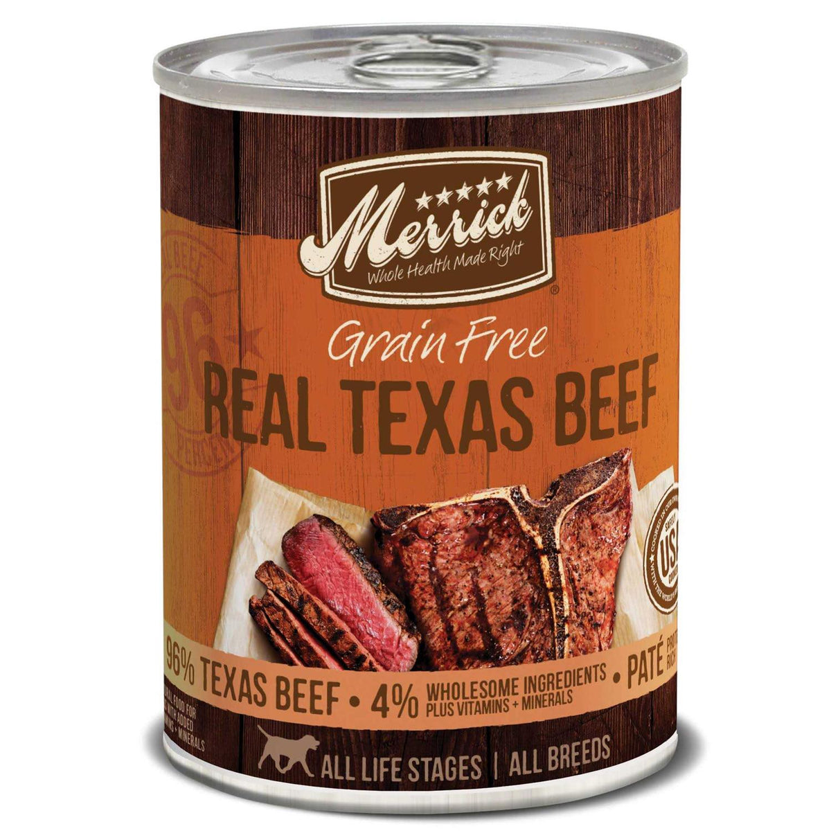 Grain Free Real Beef Canned Dog Food K464156