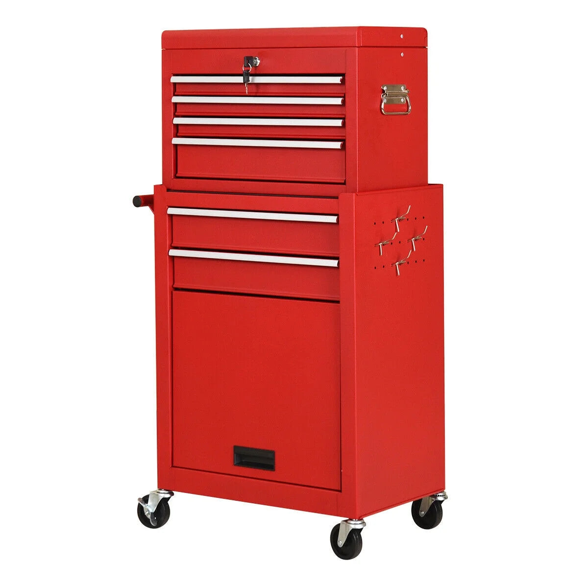 2 in 1 Rolling Storage Cabinet with 6 Drawers V879347