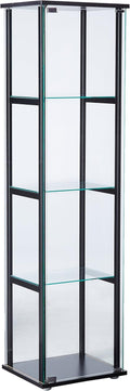 Black Glass Curio Cabinet Y671700
