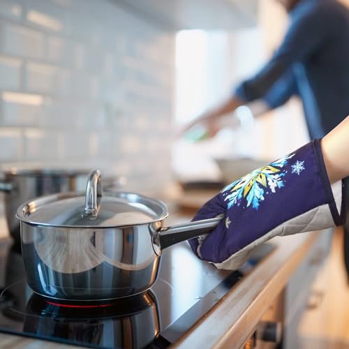 6 Pcs Christmas Kitchen Towel Oven Mitts and Pot Holders Set F604365