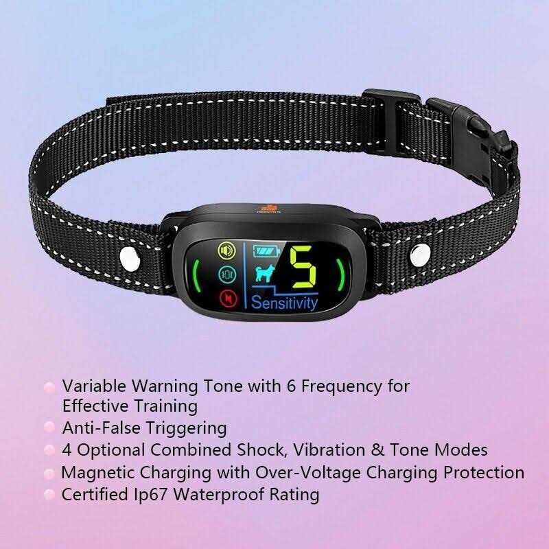 Waterproof Automatic Anti bark Dog Collar J575294