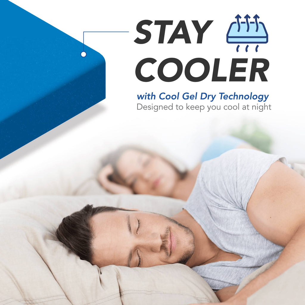 California King 12-Inch Gel Memory Foam Mattress D60432