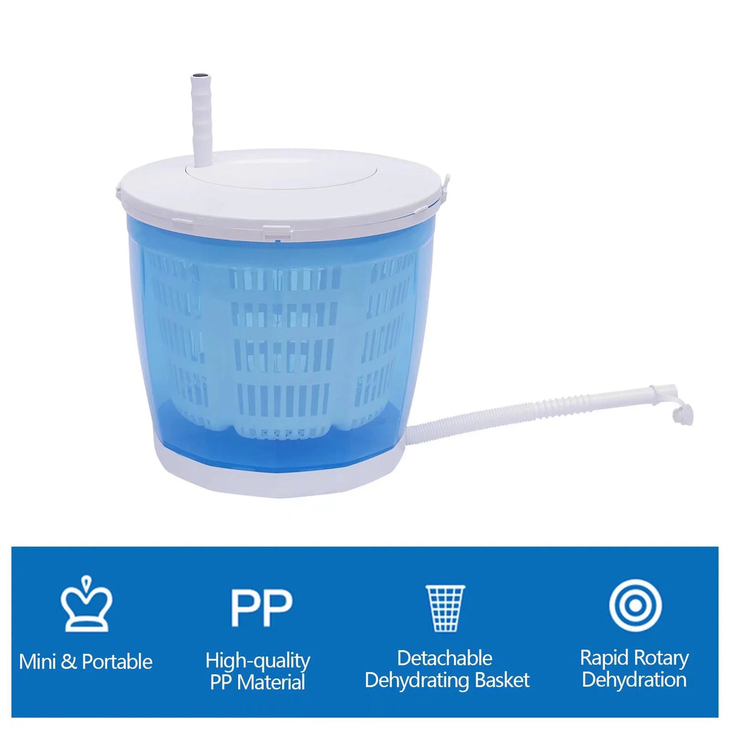 Portable Mini Compact Hand-operated Spin Dryer O268