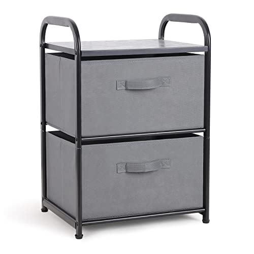 Black 3 Drawer Fabric Dresser G78527
