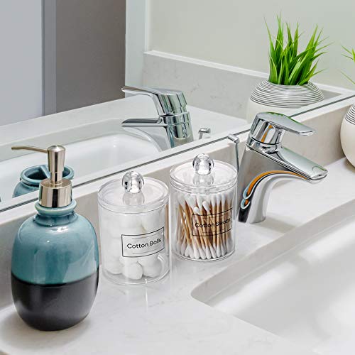 4 Pack Acrylic Qtip Holder Dispenser C4889